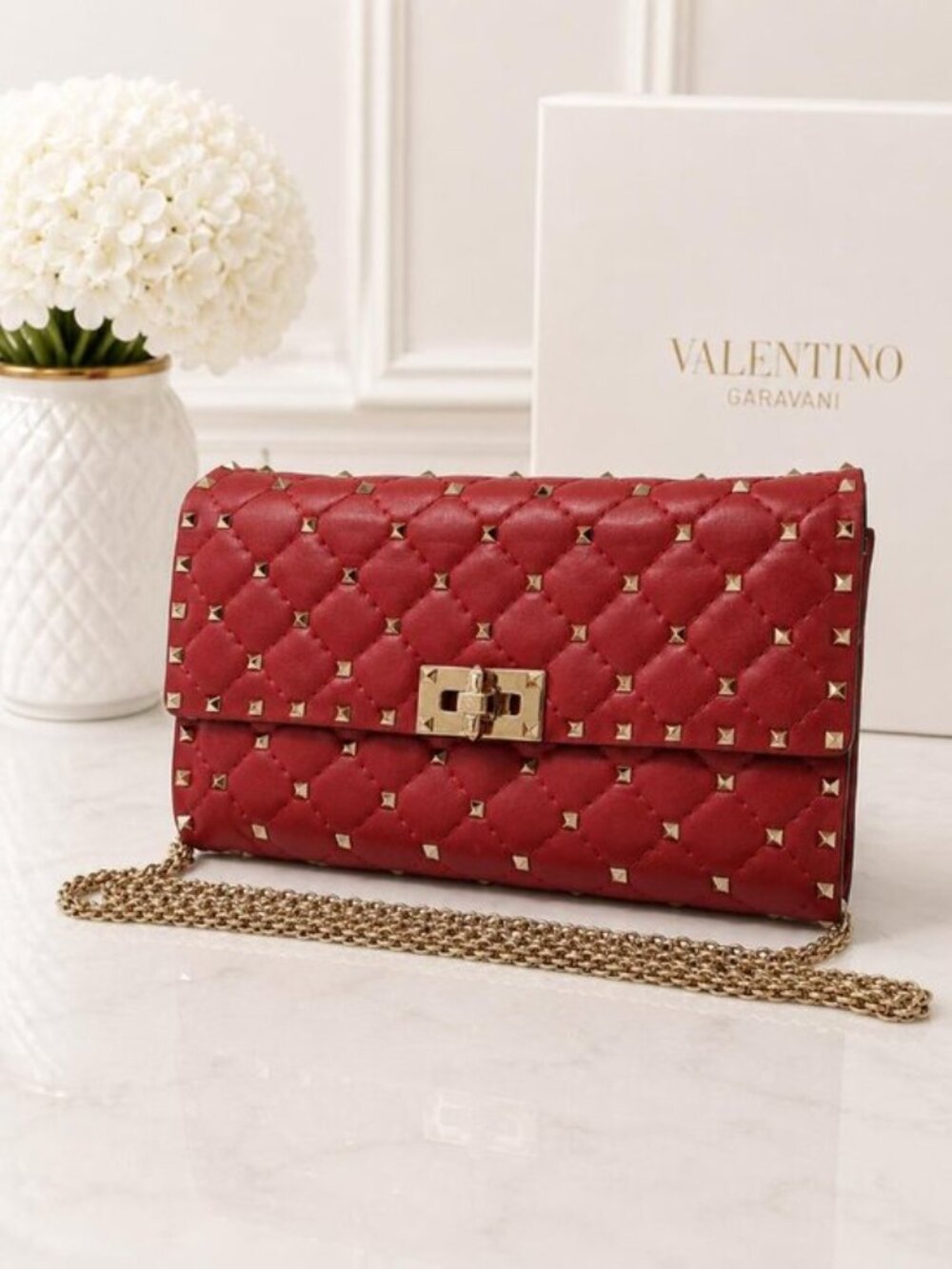 Authentic Valentino Garavani Rockstud Spike Crossbody